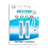 Pila Bateria Recargable Beston Aaa  1100 Mah Hr03