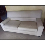 Vendo Sala En Cuero Beige