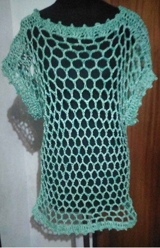 Vestidos, Remerones Playeros Tejidos Crochet Artesanal