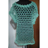 Vestidos, Remerones Playeros Tejidos Crochet Artesanal