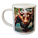 Taza De Plastico Toro Wall Street Finanzas Inversiones M2