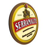 Placas Cerveja Serramalte 3d Decorativas Mdf Relevo Bar P054
