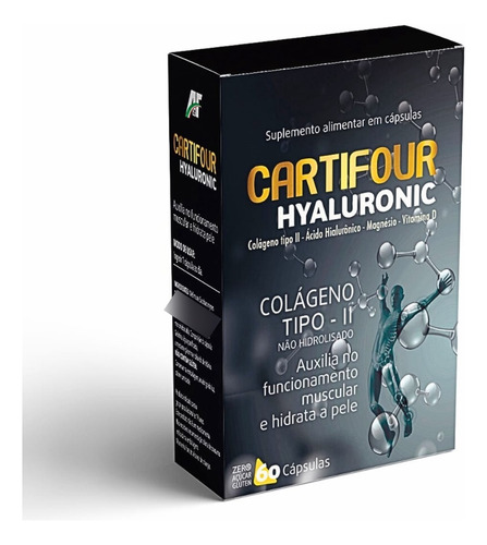 Cartifour Hyaluronic Colágeno Tipo 2 + Ácido Hialurônico 60c