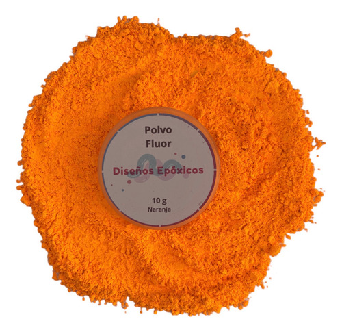 Pigmento Flúor Naranja Para Resina Epóxica 10 Gr