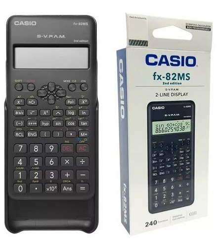 Calculadora Casio Fx 82 Ms 240 Funciones  Original