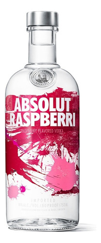 Vodka Absolut Raspberri Saborizado 700ml