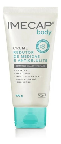 Imecap Redutor De Medidas E Anticelulite 170g Creme Tipo De Embalagem Tubo Fragrância Original Tipos De Pele Normal