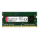 Memória Ddr4 8gb 2666mhz Para Notebook, Kvr26s19s8/8