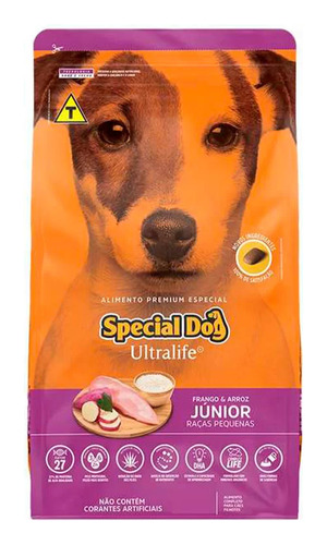 Ração Special Dog Ultralife Cães Filhotes Raças Pequenas 3kg