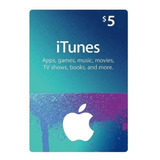 Tarjeta Itunes Apps Store 5 Usd Entrega Inmediata