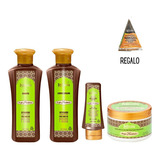 Kit Shampoo+acondicionador+mascarilla+serum Argan Bellissima