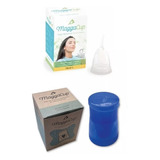 Copa Menstrual Maggacup Silicona + Vaso Esterilizador Color