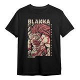 Camiseta Blanka Street Fighter Gamer Geek Nerd Blusa Camisa