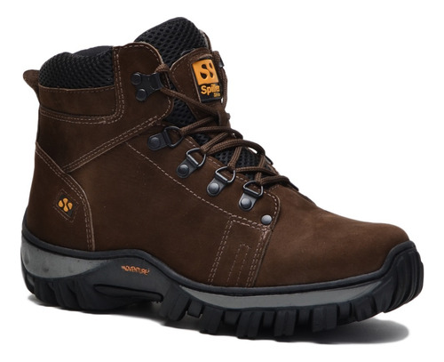 Bota Adventure Coturno Masculino Trail Spiller Shoes Marrom