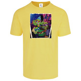 Playera Amarilla De  Tmnt Tortugas Ninja A795