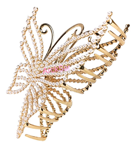 Pinza Elegante Grande Broche Para Fiesta Boda Xv  