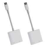 Adaptador Ethernet 2x C Otg Usb C A Rj45 Ethernet Lan Cablea