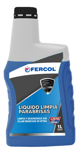 Liquido Limpia Parabrisas Fercol Botella 1 Lt Vidrio Auto
