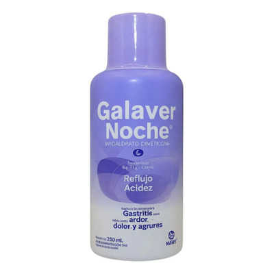 Galaver Noche 250 Ml Magaldrato+dimeticona (gel Oral)