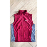 Chaleco Columbia Rojo Polar Talle M