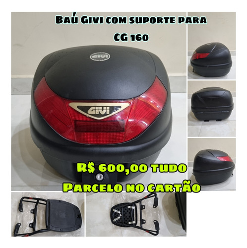 Baú Givi 35 L Com Suporte Givi E Base