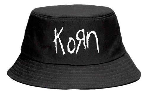 Gorro Piluso - Bucket Hat - Korn - Rock / Logos / Música