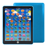 Brinquedo Educativo Interativo Tablet Bilingue - Azul
