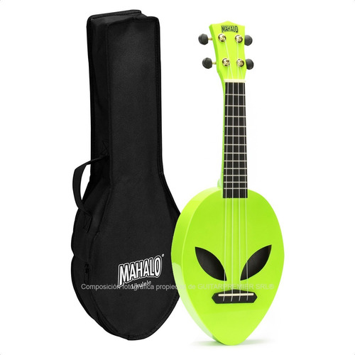 Ukelele Mahalo Soprano Alien Cuerdas Aquila + Funda Original