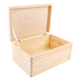 Creative Deco Caja De Almacenamiento Grande De Madera Con T.