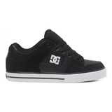 Zapatillas Dc Pure Negro Suela Blanca