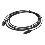 2 Pz Cable Toslink Fibra Óptica 5mts Audio Óptico Digital