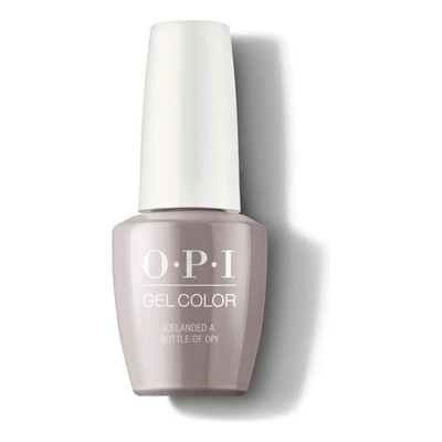 Opi Gel Color Icelanded A Bottle Of Opi - 15ml Color nude oscuro | MercadoLibre