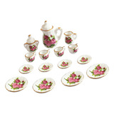 Set De Té De Porcelana Flowers [u]