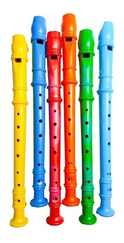 Kit 10 Flauta Doce Infantil Brinquedo Prenda Atacado Revenda