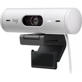 Webcam Camara Web Logitech Brio 500 Full Hd 1080p Blanco Color Blanco Crudo