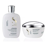 Kit Alfaparf Semi Di Lino Diamond Shampoo 250ml + Másc 200ml