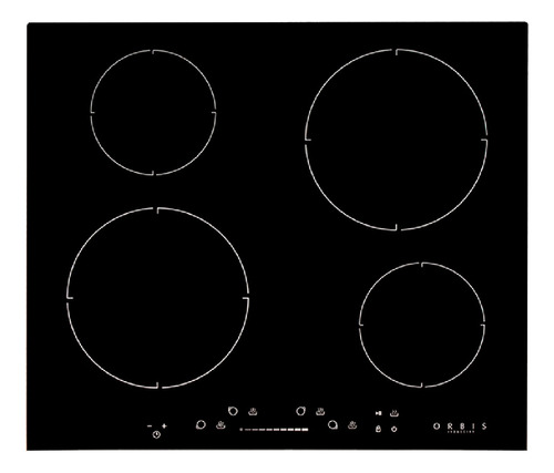 Anafe De Empotrar Por Inducción De 4 Áreas Orbis Ei4oeo