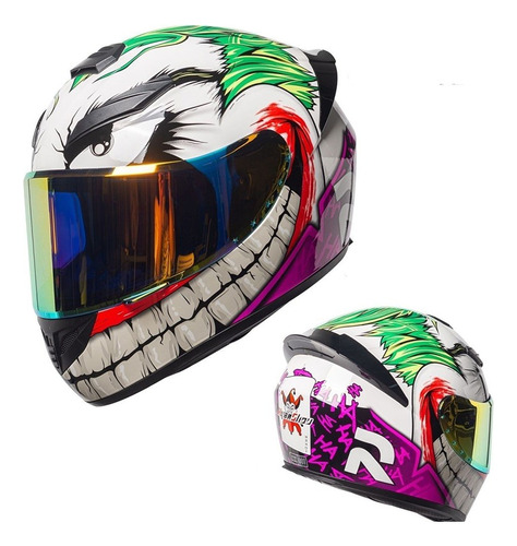 Casco De Carreras De Moto Qike Joker Off Road Con Motor De A