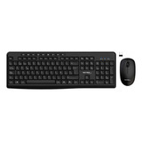 Kit Teclado Y Mouse Inalámbrico Pc Usb Oficina Netmak Kb770