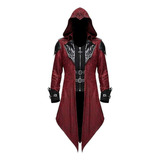 Chaqueta Con Capucha Estilo Gótico Assassin Creed Steampunk