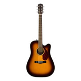 Guitarra Electroacústica Fender Classic Design Cd-140sce Para Diestros Sunburst Brillante