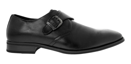 Zapatos Paulo Color Negro Con Ajuste De Hebilla