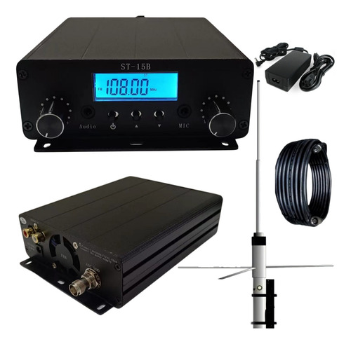 Transmissor  Para  Rádio  Fm  Kit Completo 