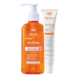 Kit Sabonete Actine 140ml + Trat Gel Secativo Para Espinhas