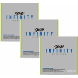 3 Cordas Seizi Violão Infinity Extra Light Coated 012 053