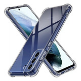 Funda Antishock Transparente Para Samsung S22 + Vidrio 9h