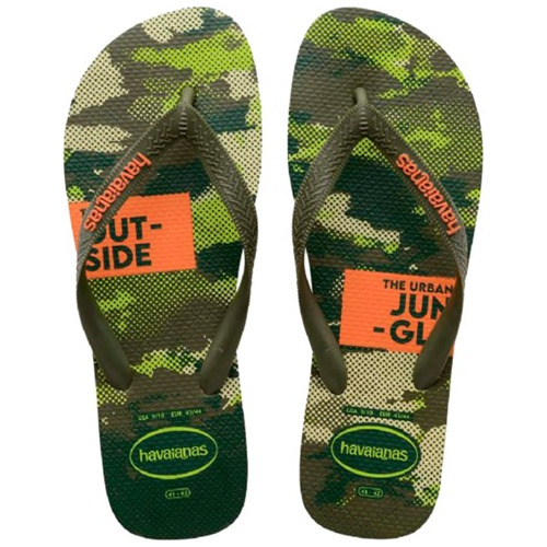 Ojotas Havaianas Top Camuflado Camu Militar Unisex - Cuot