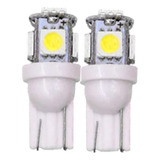 10pzs Foco Led Blanco Pellizco Automotriz T10