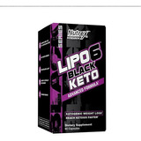 Lipo 6 Black Keto Nutrex 60 Cápsulas Sabor Sin Sabor