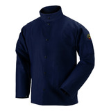 Chaqueta Para Soldador Azul Marino - Black Stallion Fbk9-30c